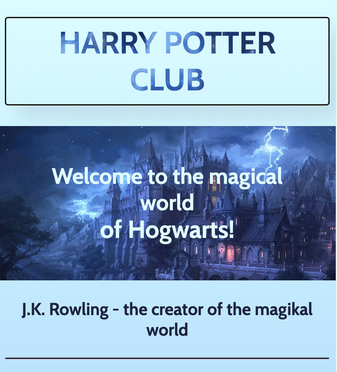 Harry Potter Club